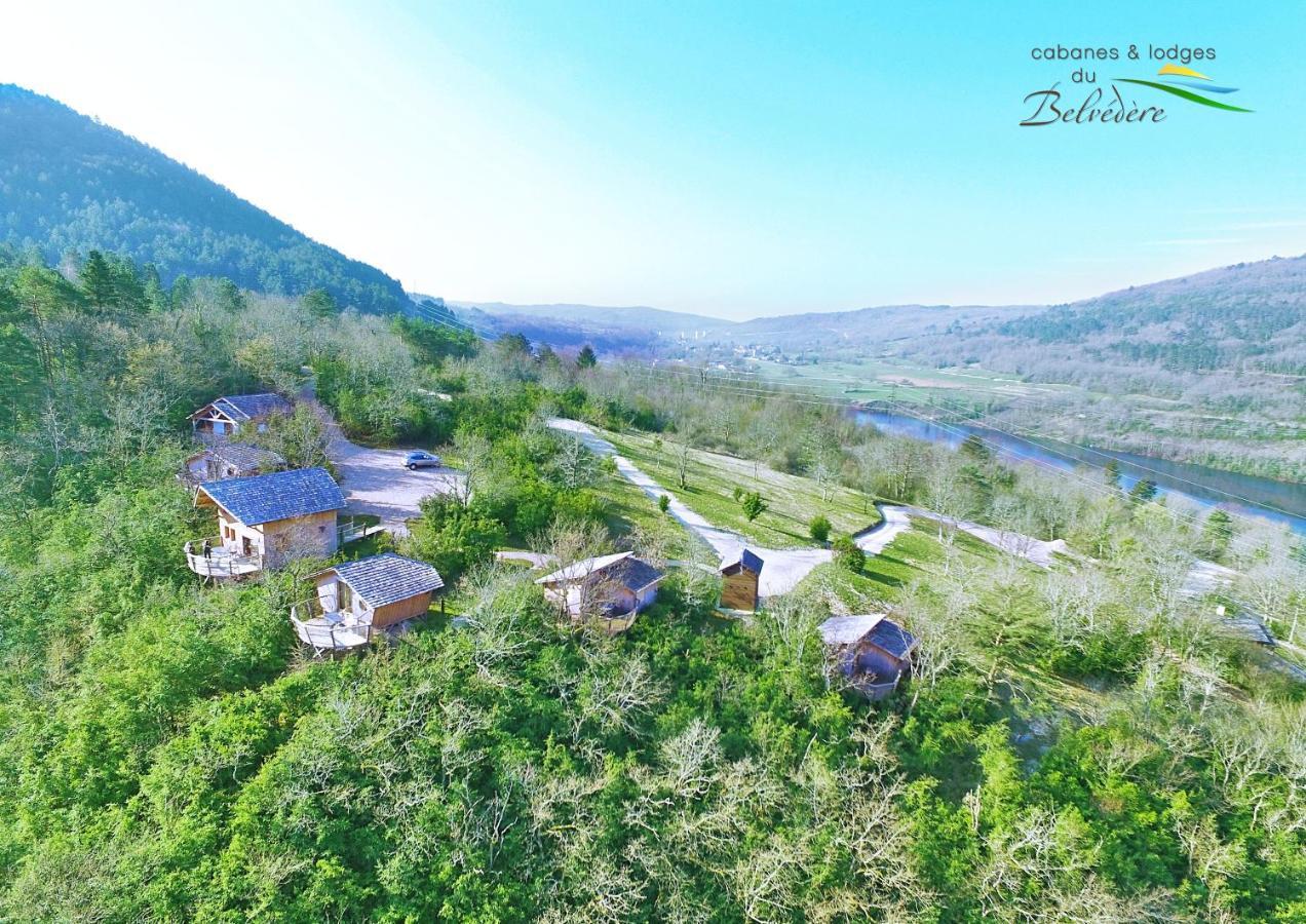 Cabanes Et Lodges Du Belvedere Serrieres-sur-Ain Εξωτερικό φωτογραφία